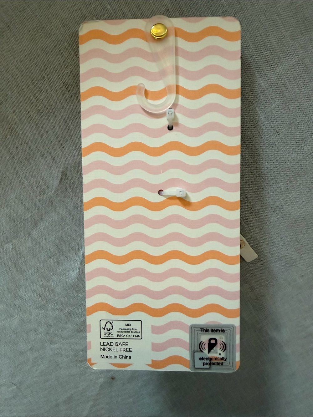NWT piper·k Pink Peacock Bag Charm & Key Chain - Picture 3 of 3